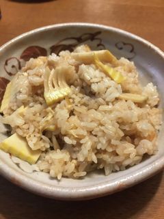 簡単!もっちり!圧力鍋で筍ごはん-レシピのメイン写真