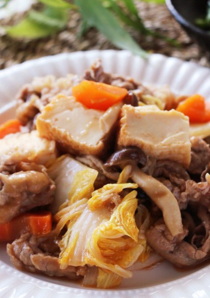 豚肉と厚揚げの白菜の甘酢炒め-レシピのメイン写真