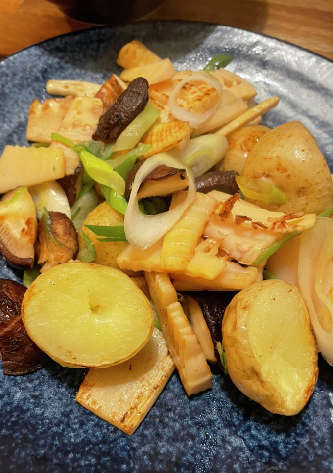簡単10分！新じゃがと筍のバター炒め-レシピのメイン写真