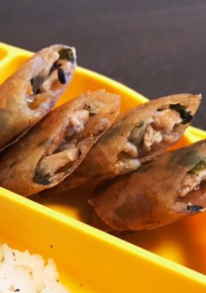 幼児と食べる！手軽な材料で春巻き-レシピのメイン写真