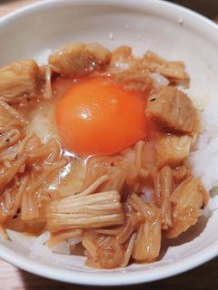 簡単エノキの石突きバターソテー(TKG)-レシピのメイン写真