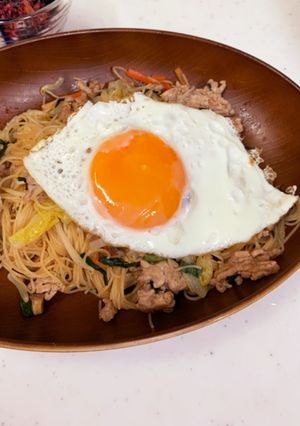 ニラもやしの焼きビーフン-レシピのメイン写真