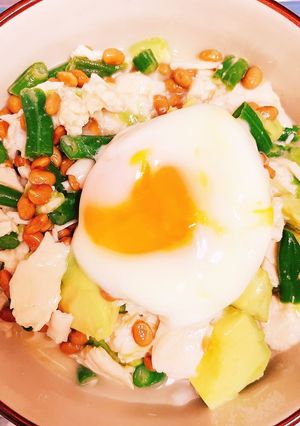 冷蔵庫整理！糖質0麺のヘルシー混ぜそば-レシピのメイン写真