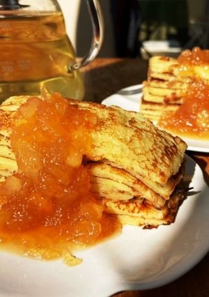ミルフィーユパンケーキ りんごジャム添え-レシピのメイン写真