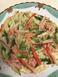 アスパラとカニカマの明太子チーズ焼き-レシピのメイン写真