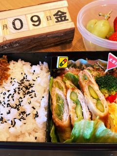 中学生男子お弁当 2021.4/9-レシピのメイン写真