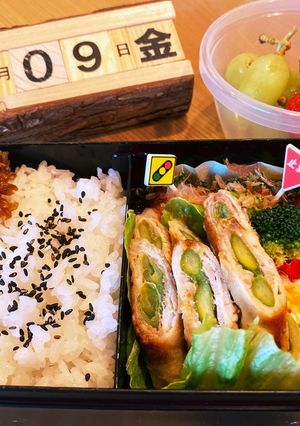 中学生男子お弁当　2021.4/9-レシピのメイン写真