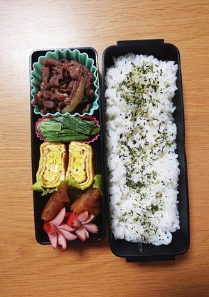 R3/4/9 高校1年初弁当-レシピのメイン写真