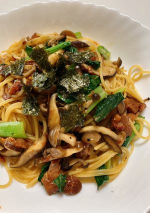 焼き鳥缶　パスタ-レシピのメイン写真
