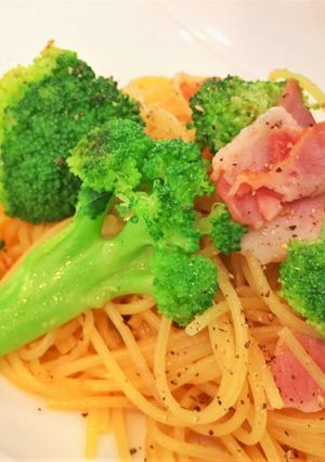 ブロッコリーとベーコンの塩麹パスタ-レシピのメイン写真