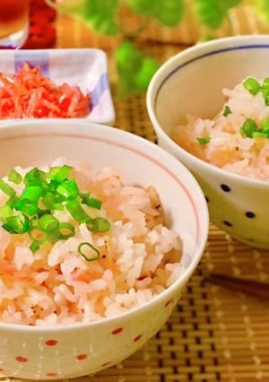 桜色☆簡単桜エビの炊き込みご飯-レシピのメイン写真
