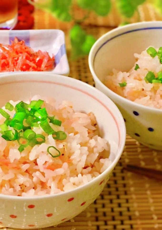 桜色☆簡単桜エビの炊き込みご飯-レシピのメイン写真
