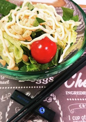 天かすマヨカリカリなんでもサラダ♪-レシピのメイン写真