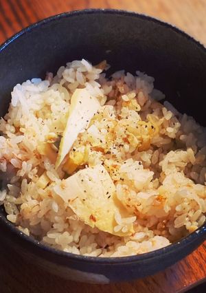簡単☆ダシで炊くタケノコの炊き込みご飯-レシピのメイン写真