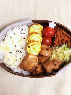 自分弁当・4月8日-レシピのメイン写真