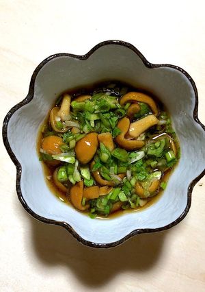 「せり」となめこのおつまみ-レシピのメイン写真