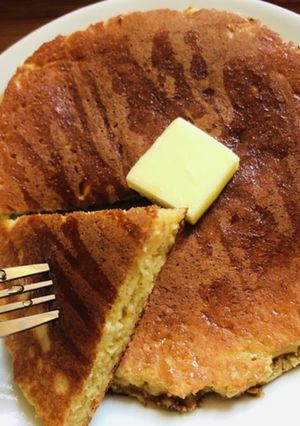 糖質オフのオートミールホットケーキ-レシピのメイン写真