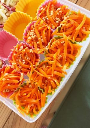 お弁当小カップシリーズ　にんじんなます-レシピのメイン写真