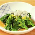 菜花とシラスの酢の物