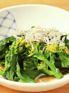 菜花とシラスの酢の物-レシピのメイン写真