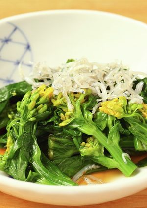 菜花とシラスの酢の物-レシピのメイン写真