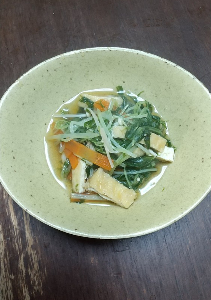 水菜の簡単煮浸し-レシピのメイン写真