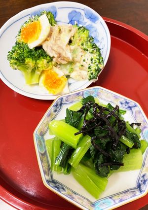常備菜♡小松菜とブロッコリーで作る2品-レシピのメイン写真