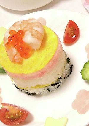 酢を使わないひなまつりごはん-レシピのメイン写真