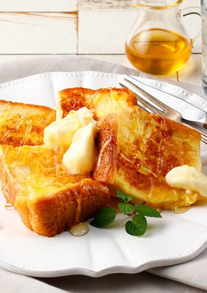 レンジでふわふわ♪簡単フレンチトースト-レシピのメイン写真