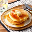 ヨーグルトでふわもち♪カフェ風パンケーキ