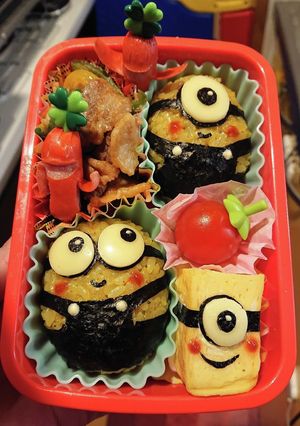 ミニオンズおにぎりお弁当！-レシピのメイン写真