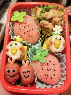 いちごのおにぎり弁当!-レシピのメイン写真