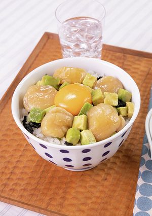 ほたてユッケ丼-レシピのメイン写真