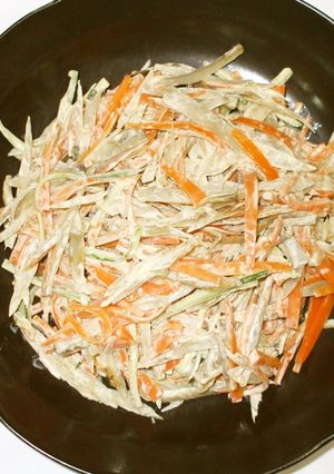 牛蒡サラダ♪簡単お腹に優しい食物繊維-レシピのメイン写真