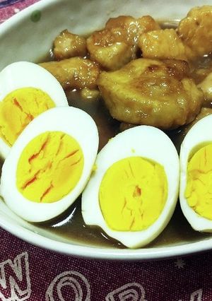 簡単メイン♪鶏とゆで卵の煮物-レシピのメイン写真