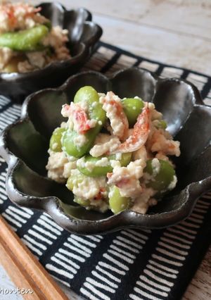 そら豆と桜エビの白和え-レシピのメイン写真