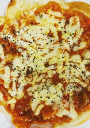 余った餃子の皮で簡単ピザ！-レシピのメイン写真