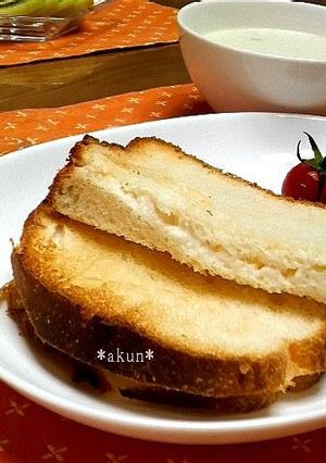 簡単おすすめ♪貝柱とマスカルポーネサンド-レシピのメイン写真