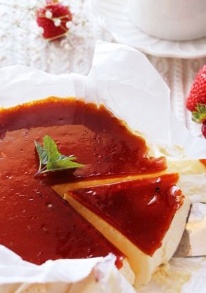 焼かないケーキの♡生バスク風チーズケーキ-レシピのメイン写真