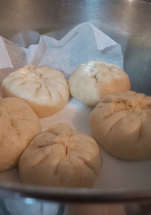 簡単！肉まん風手作りベジまん（ビーガン）-レシピのメイン写真