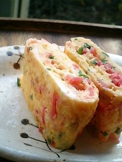 紅しょうがの玉子焼き-レシピのメイン写真