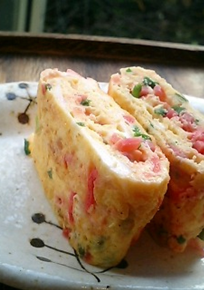 紅しょうがの玉子焼き-レシピのメイン写真