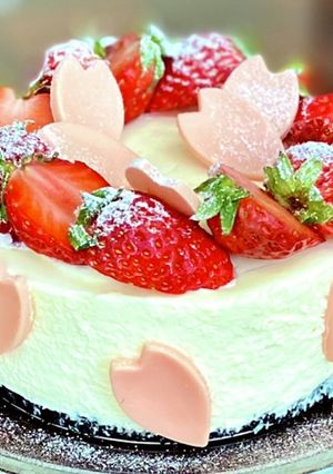 *定番のレアチーズケーキ*-レシピのメイン写真