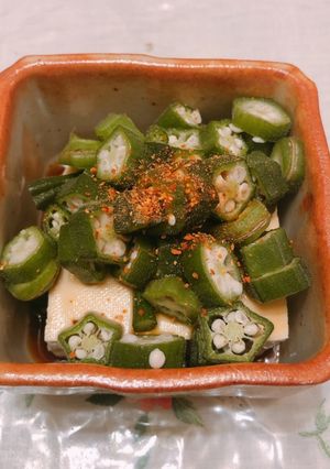 オクラゆず七味のヤッコ-レシピのメイン写真