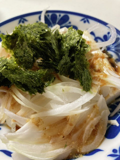 新玉ねぎと海苔の豆腐サラダ-レシピのメイン写真