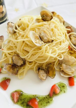 Tくん応援！あさりのペペロンチーノ☆-レシピのメイン写真