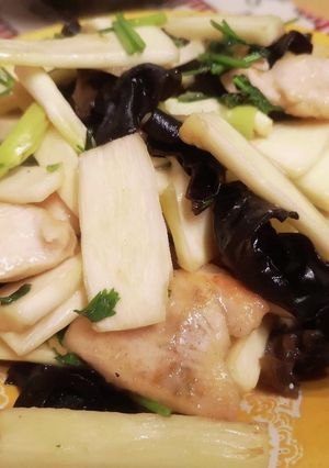 マコモダケと鶏むね肉のエスニック炒め-レシピのメイン写真