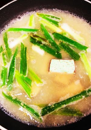 風邪予防・冷え性改善◎ 焼ネギの味噌汁♡-レシピのメイン写真