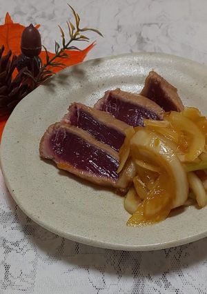 タレがめちゃ旨・鰹の揚げたたき-レシピのメイン写真