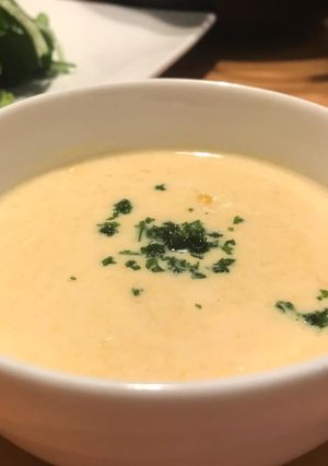 缶詰で！コーンと豆腐のポタージュ-レシピのメイン写真